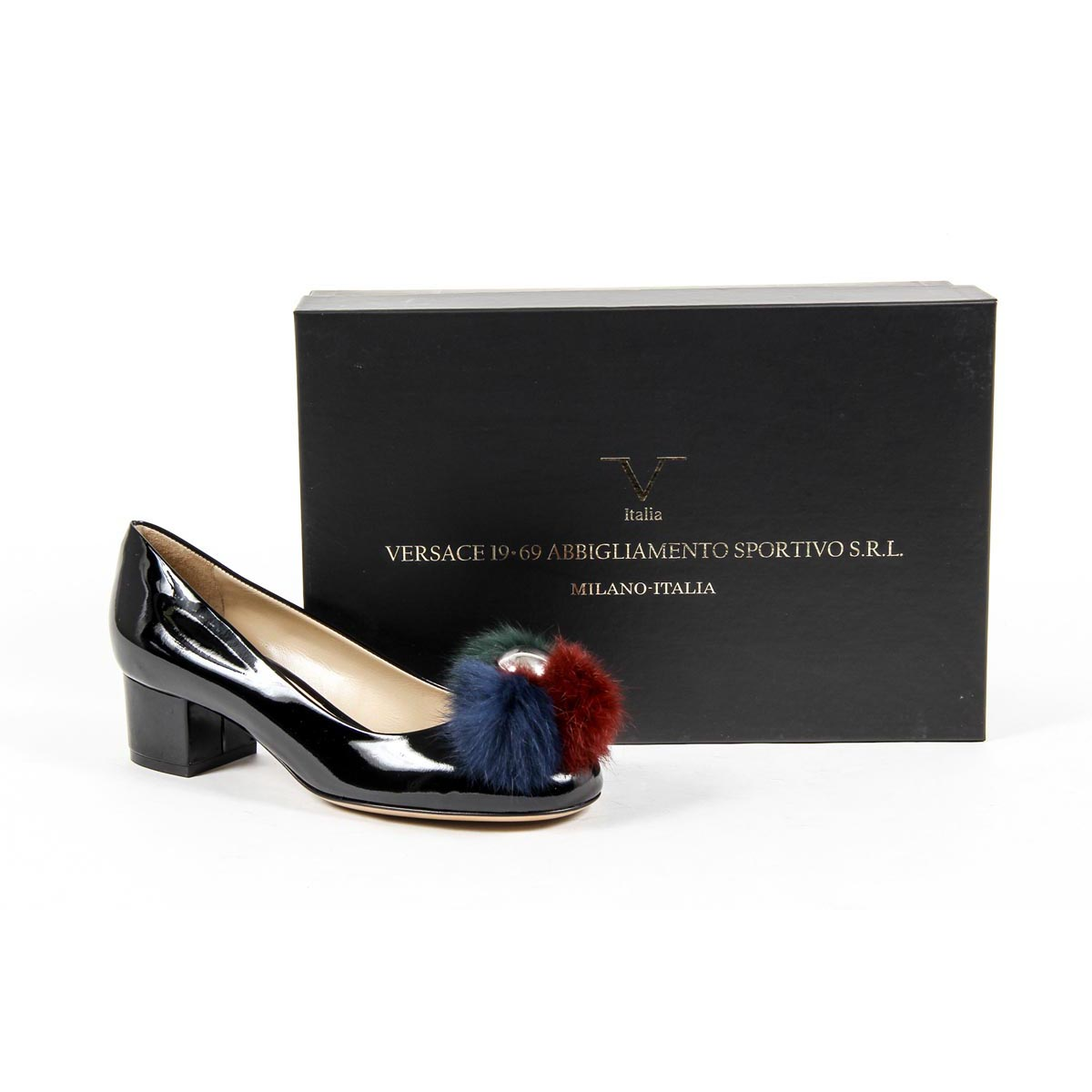Décolleté da donna V 1969 Italia 312350 VER NERO-L. BORDO-BLU-VERDE