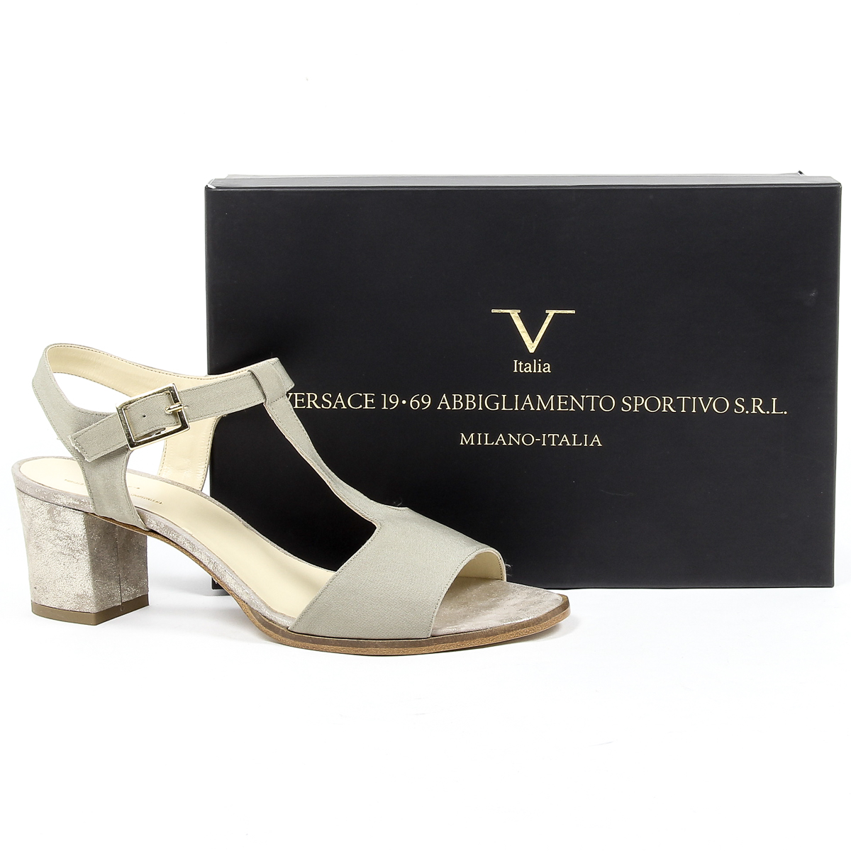 V 1969 Italia Sandalo da donna Taupe IDA