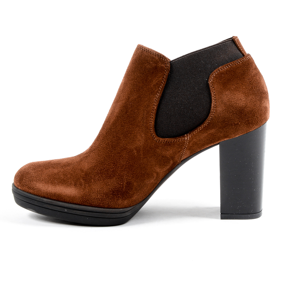V 1969 Italia Stivaletto con tacco da donna marrone GRACY