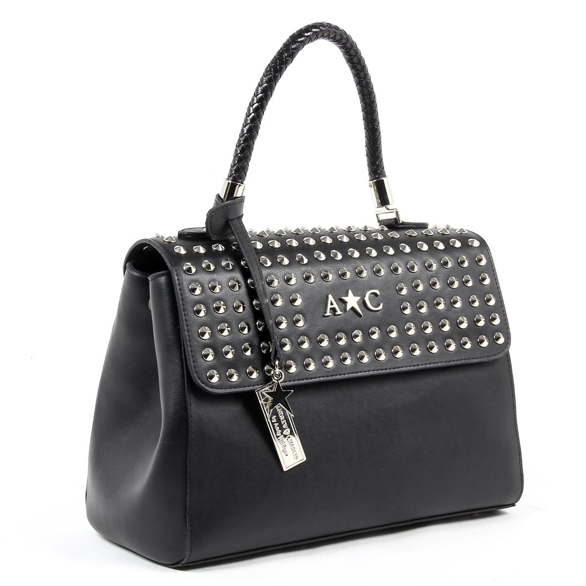 Borsa a mano da donna Andrew Charles nera BROOKLYN