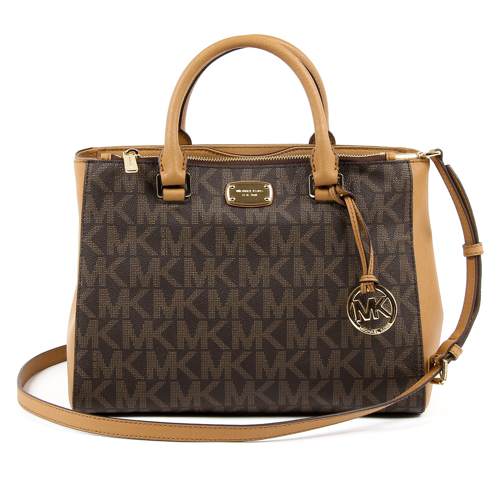 Borsa a mano da donna Michael Kors KELLEN 35S7GSOS2B BRN ACORN