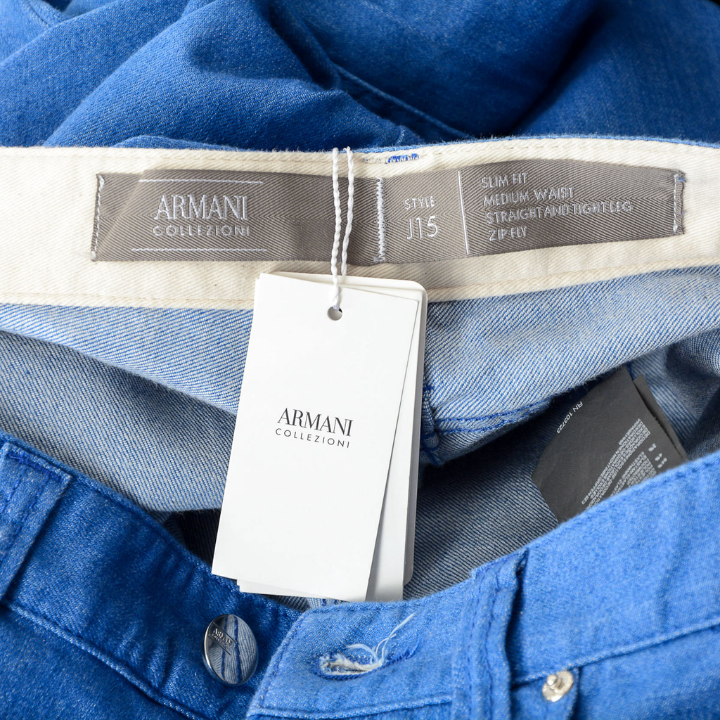 Jeans Armani Collezioni Uomo Azzurro