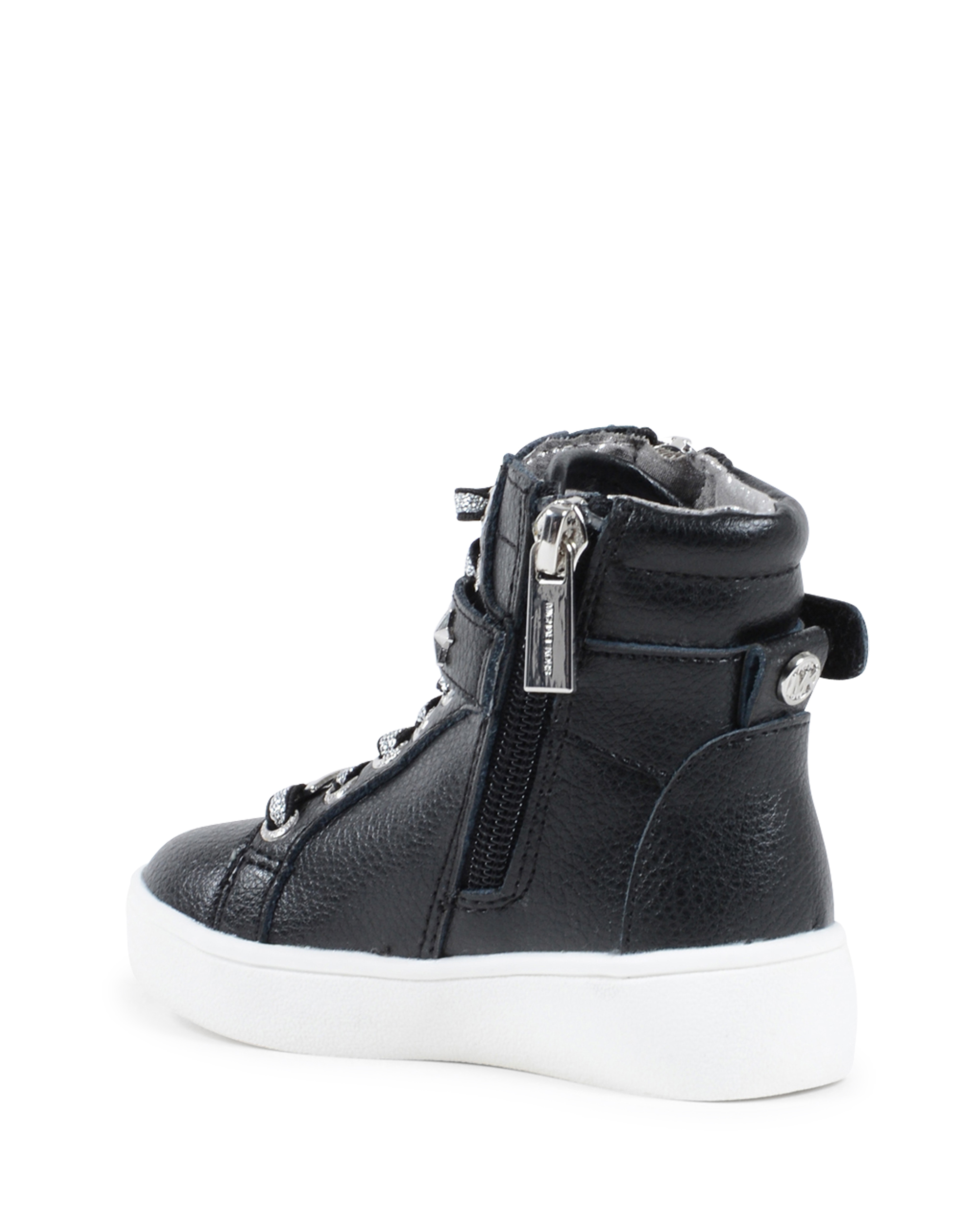 Michael Kors Sneaker alta da bambina nera ZIA IVY CADETT BLACK