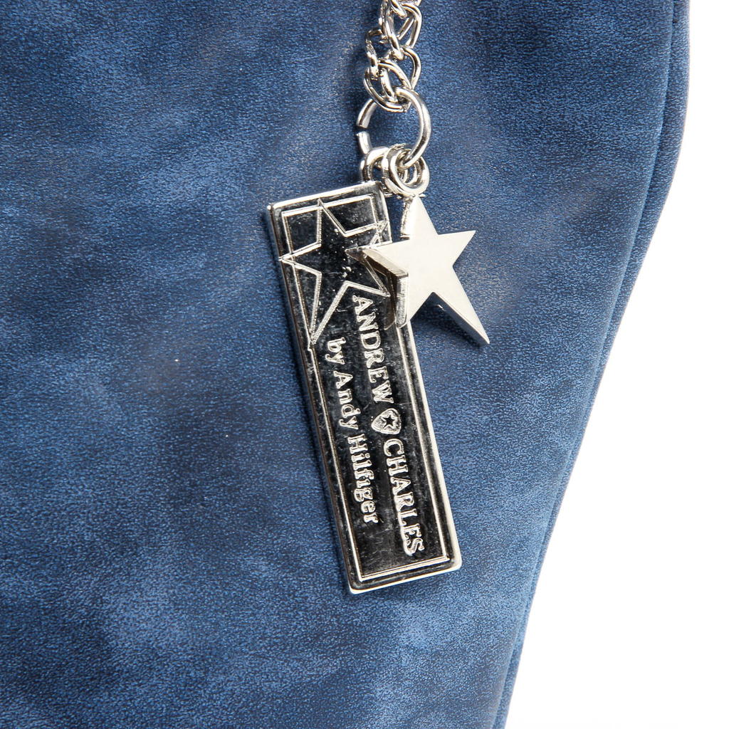 Borsa a mano da donna Andrew Charles blu scuro KIARA