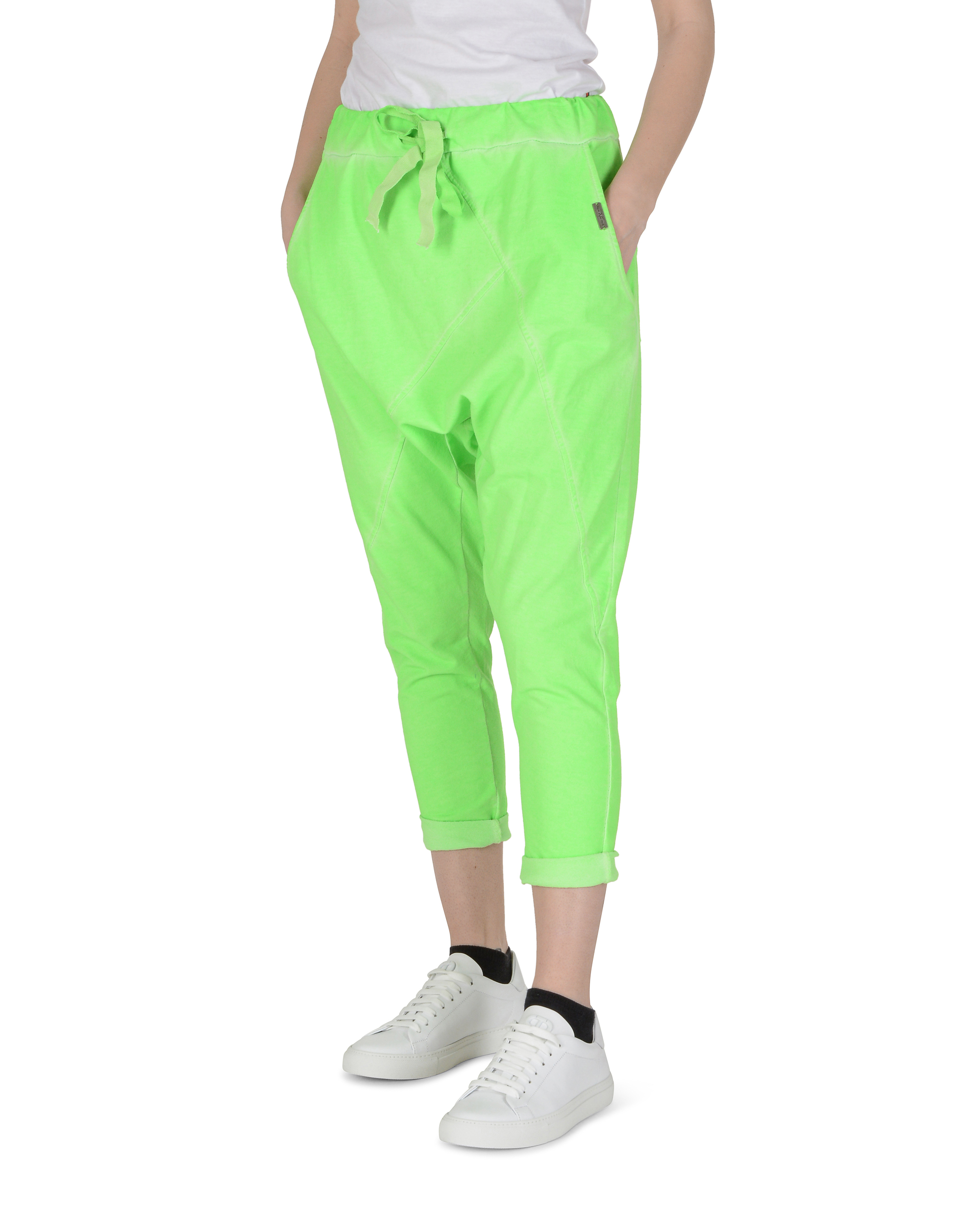 19V69 Italia Pantaloni da donna verdi FUNKY GREEN