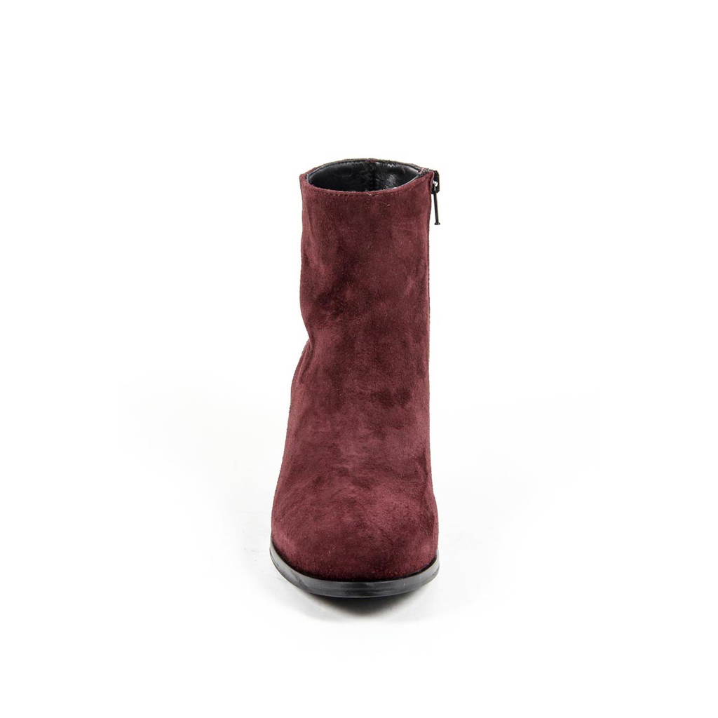Stivaletto Donna V 1969 Italia B2503 CAMOSCIO BORGOGNA