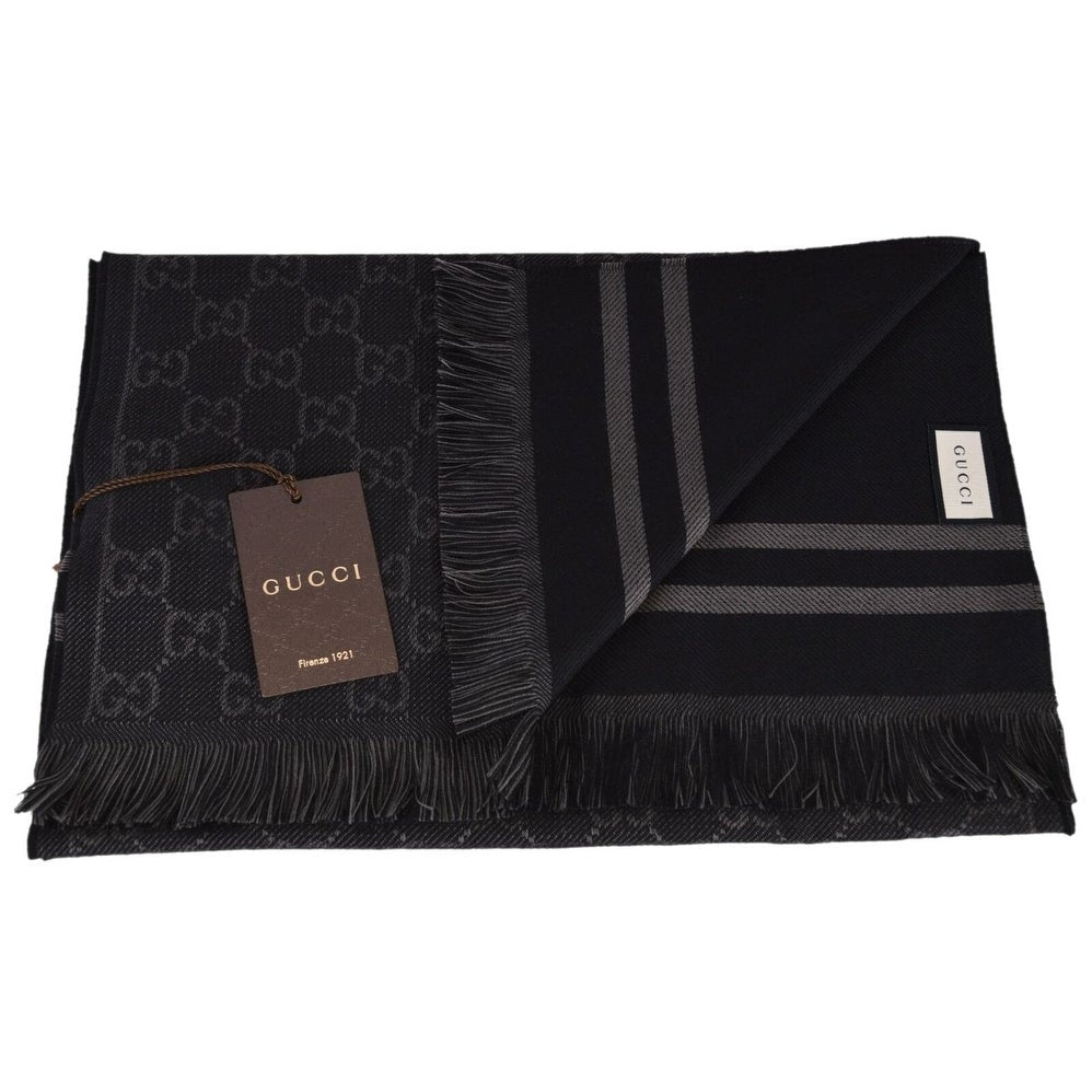 Gucci sciarpa uomo 33x180 nero
