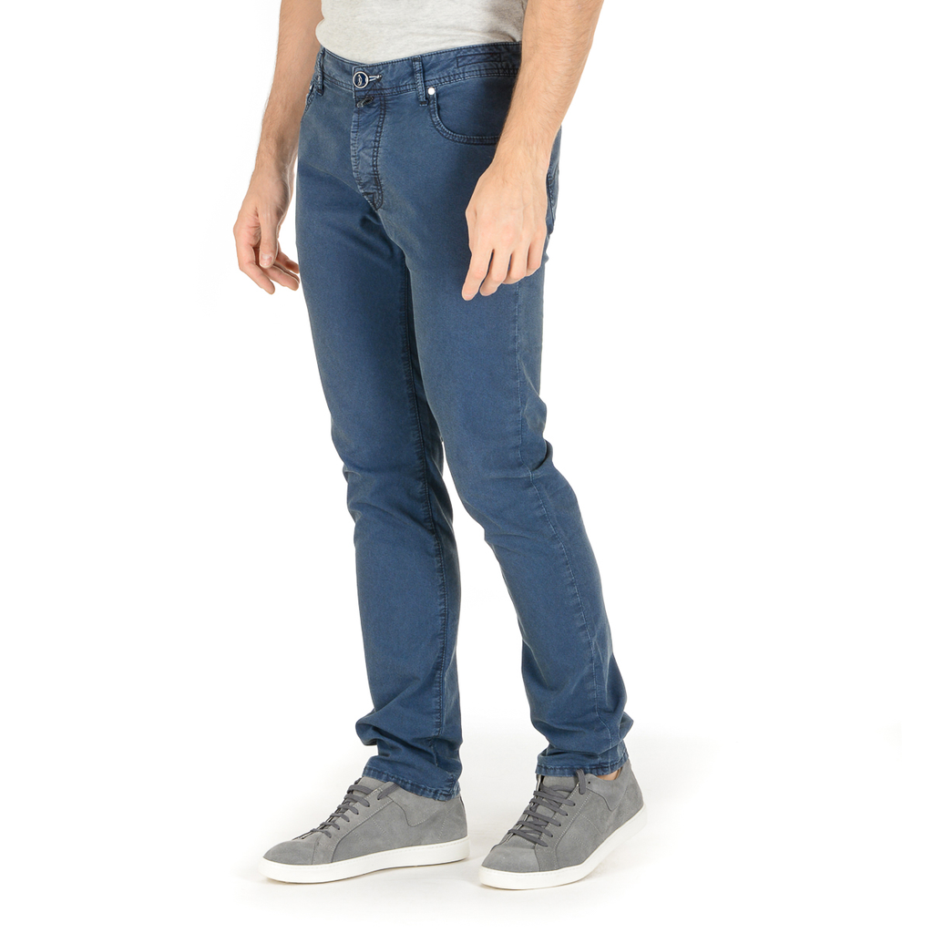 Pantaloni da uomo Jacob Cohen J688 blu