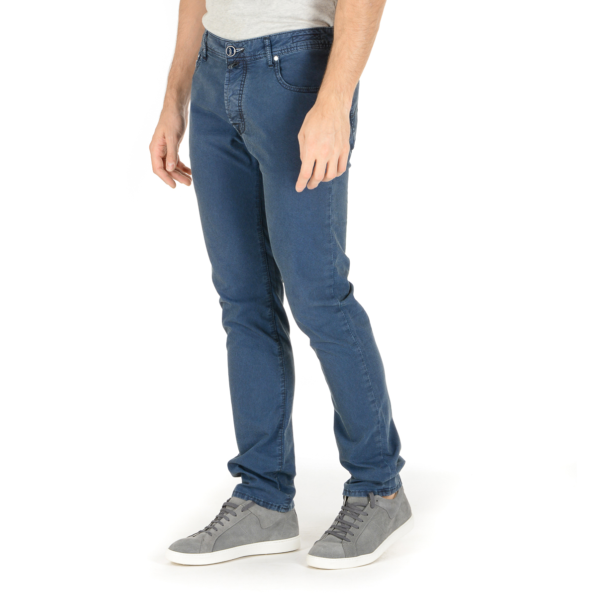 Pantaloni da uomo Jacob Cohen J688 blu