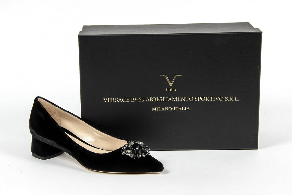 Décolleté da donna V 1969 Italia 3110276 VELLUTO NERO