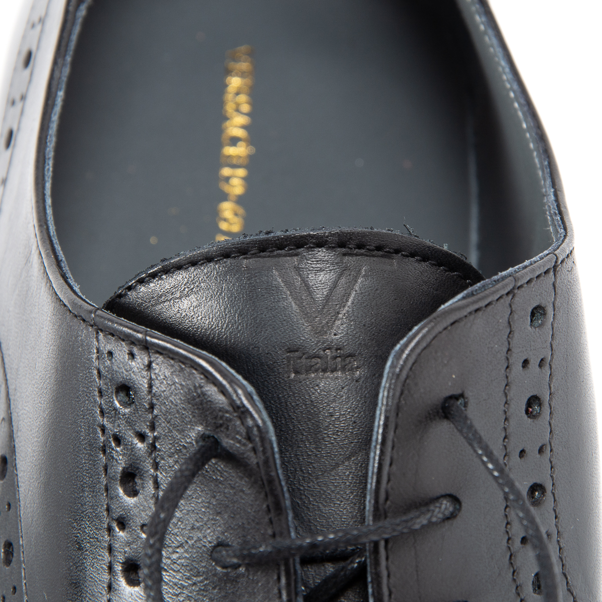 V 1969 Italia Scarpa Oxford Brogue da uomo