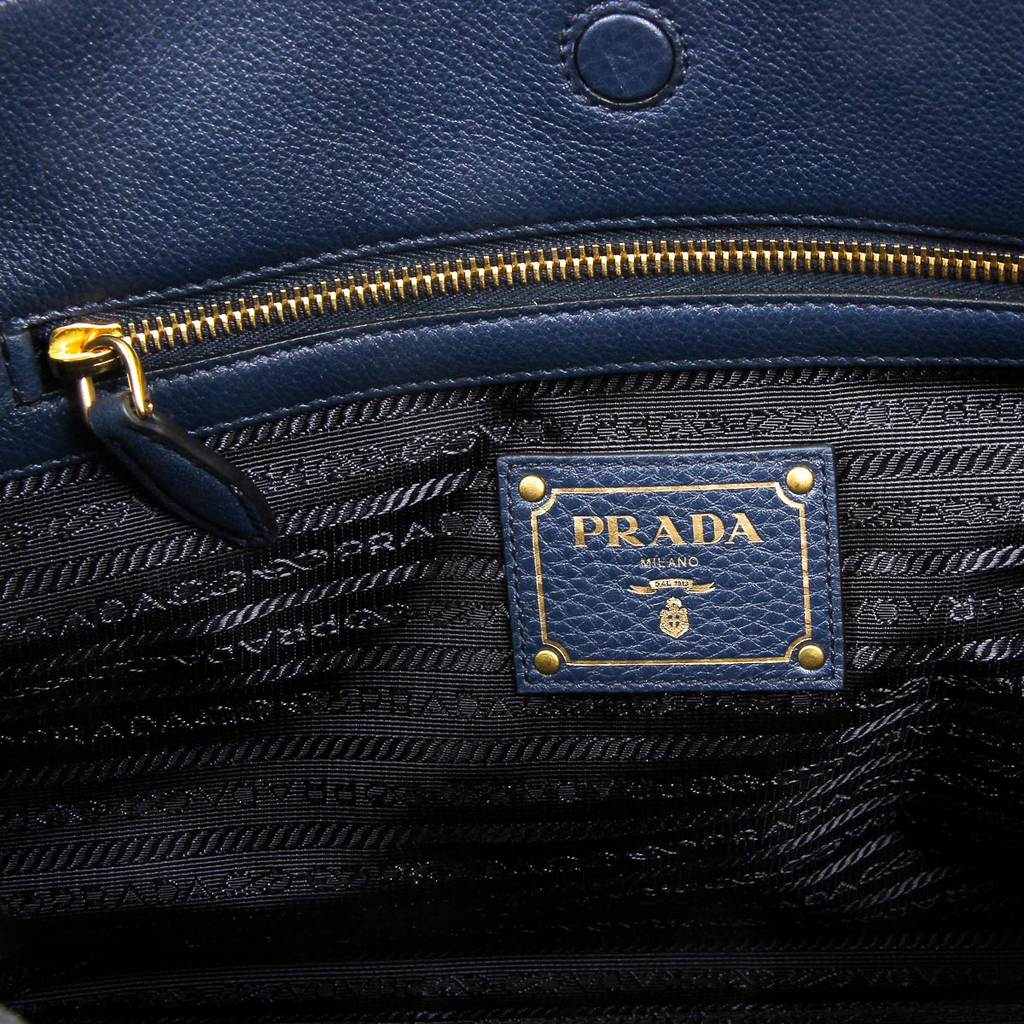 Borsa a mano Prada da donna 1BG100 UWL F0216 BALTICO VIT DAINO