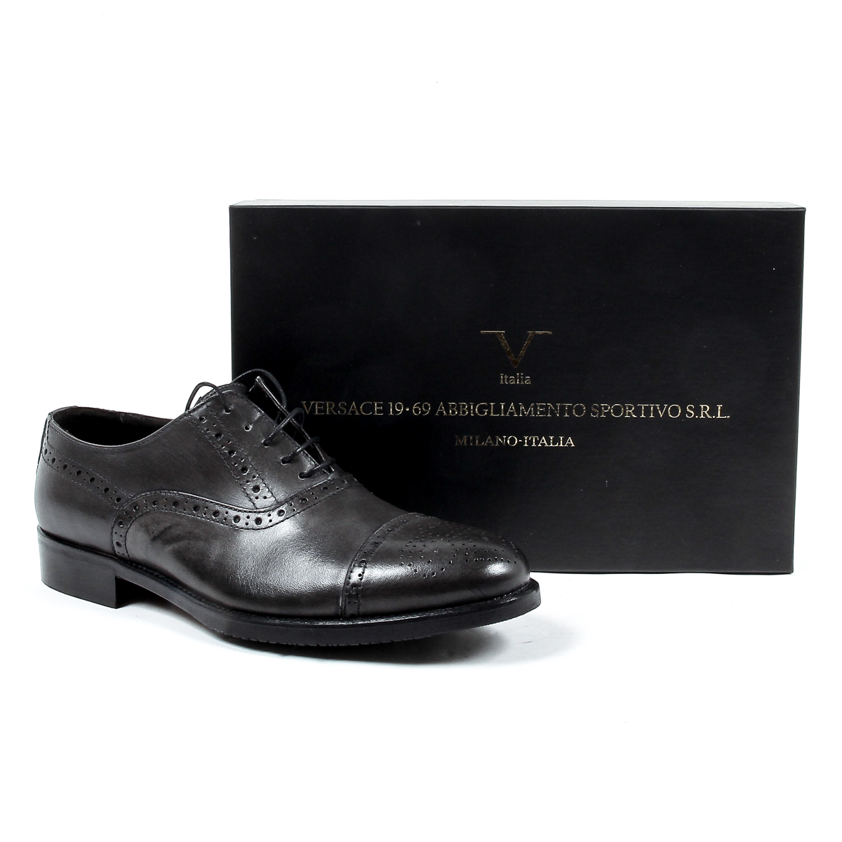 V 1969 Italia Scarpa Oxford Brogue da uomo