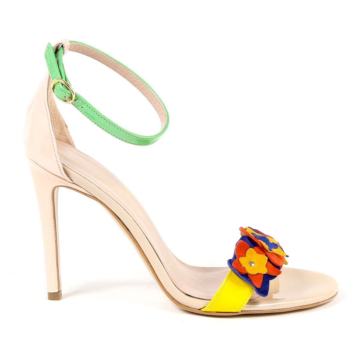 V 1969 Italia Sandalo con cinturino alla caviglia da donna Multicolor CATALINA