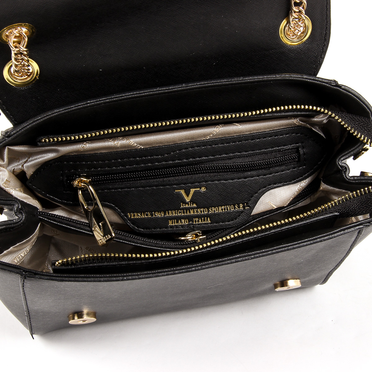 V 1969 Italia Borsa da donna VE014 NERO