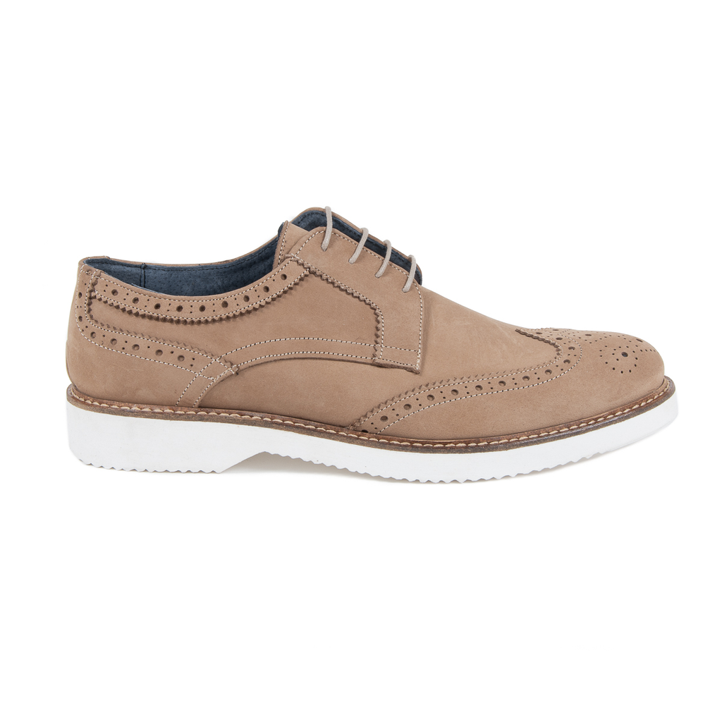 Scarpe brogue da uomo V 1969 Italia Marrone HARRY 5141 NABUK VAR 3