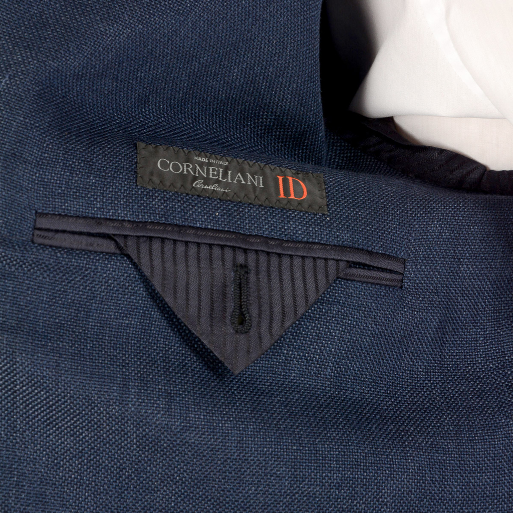 Corneliani Giacca Uomo Maniche Lunghe Blu Scuro