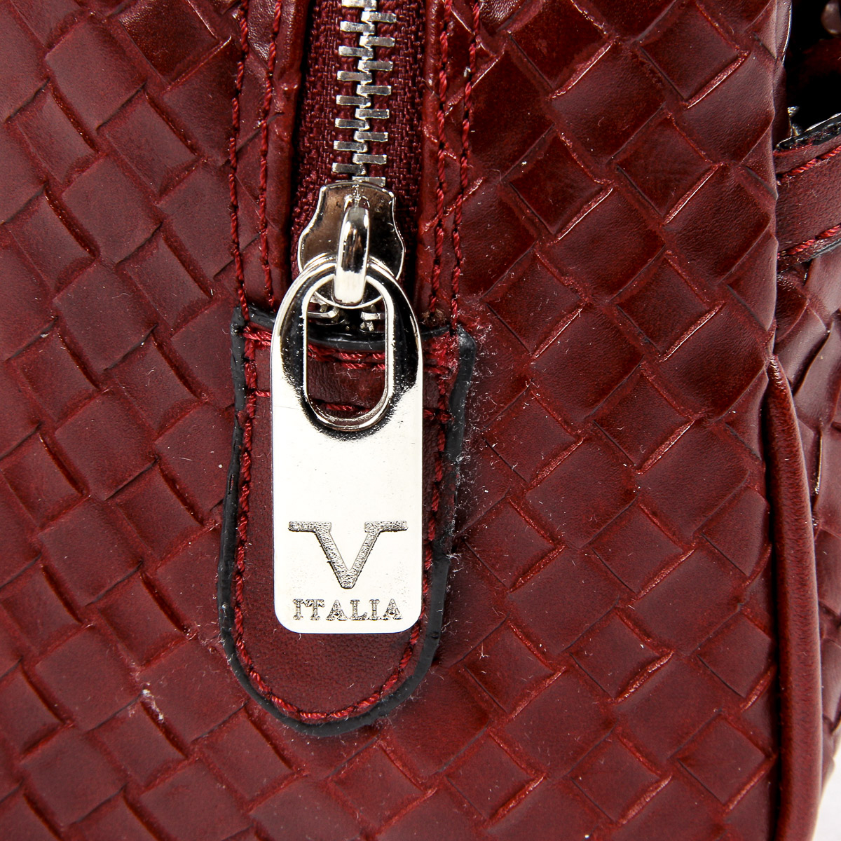 V 1969 Italia Borsa da uomo rosso scuro CURT