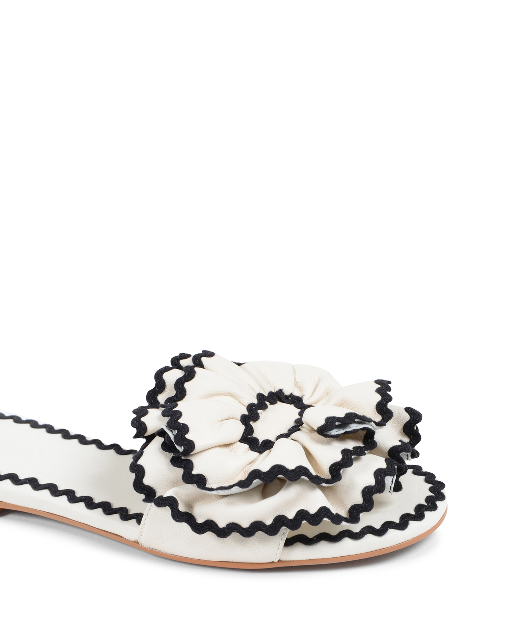 ChloÃ¨ Sandalo piatto da donna bianco SB32071A 999 GESSO NERO