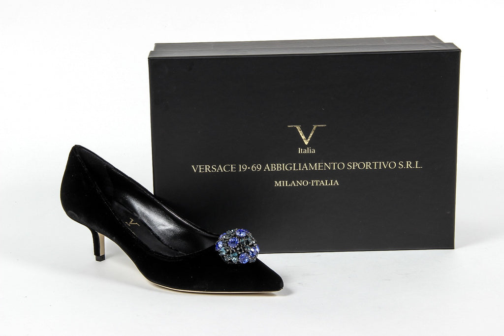 Décolleté da donna V 1969 Italia 3106153 VELLUTO NERO