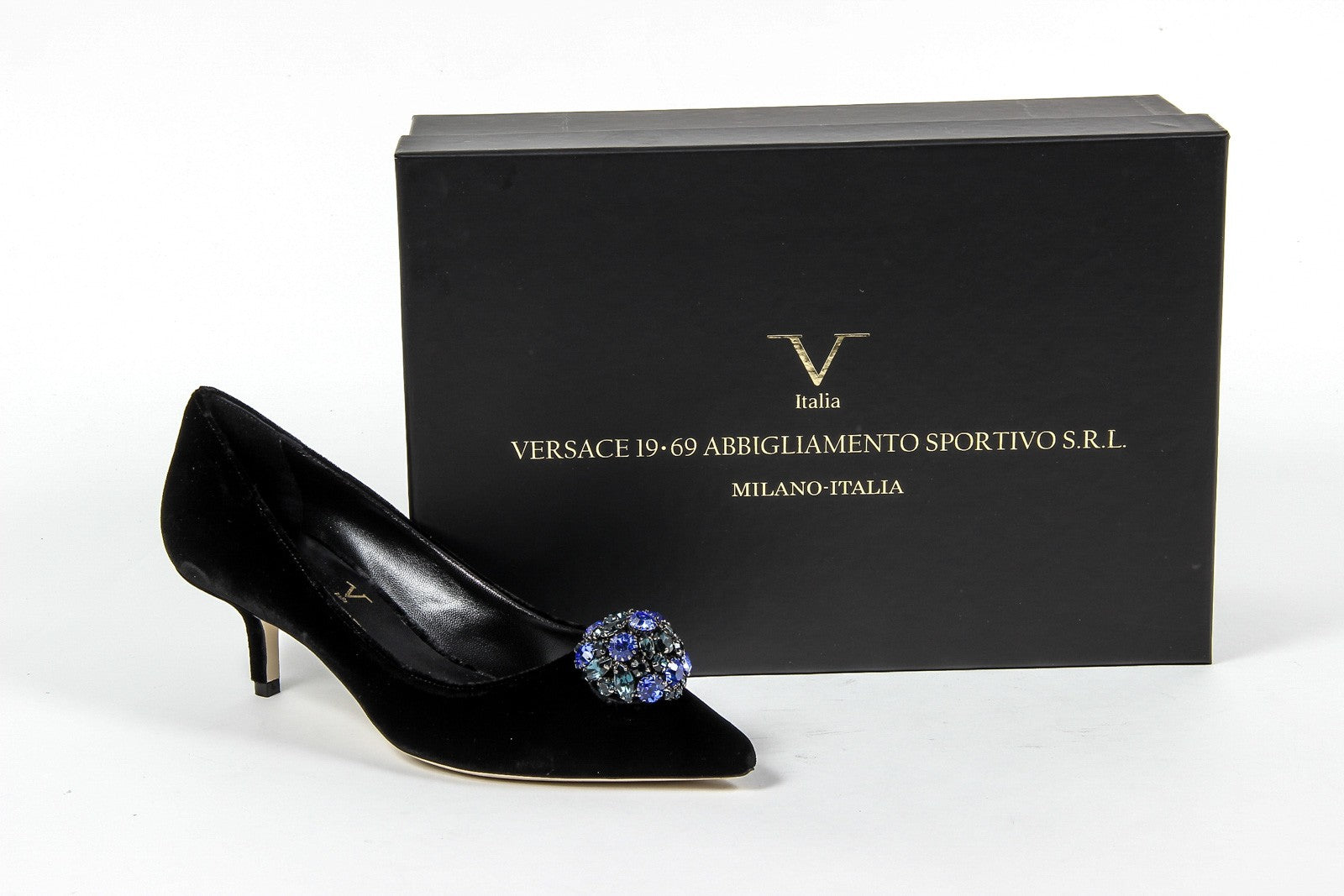 Décolleté da donna V 1969 Italia 3106153 VELLUTO NERO