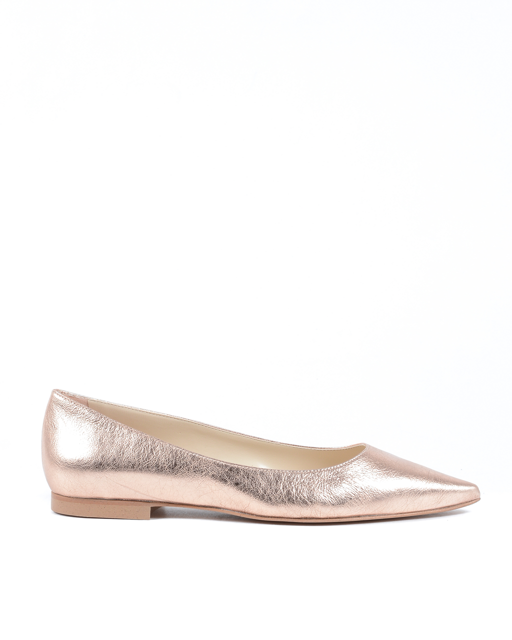 19V69 Italia Womens Ballerina LamÃ¨ Gold 4747 LAM ORO