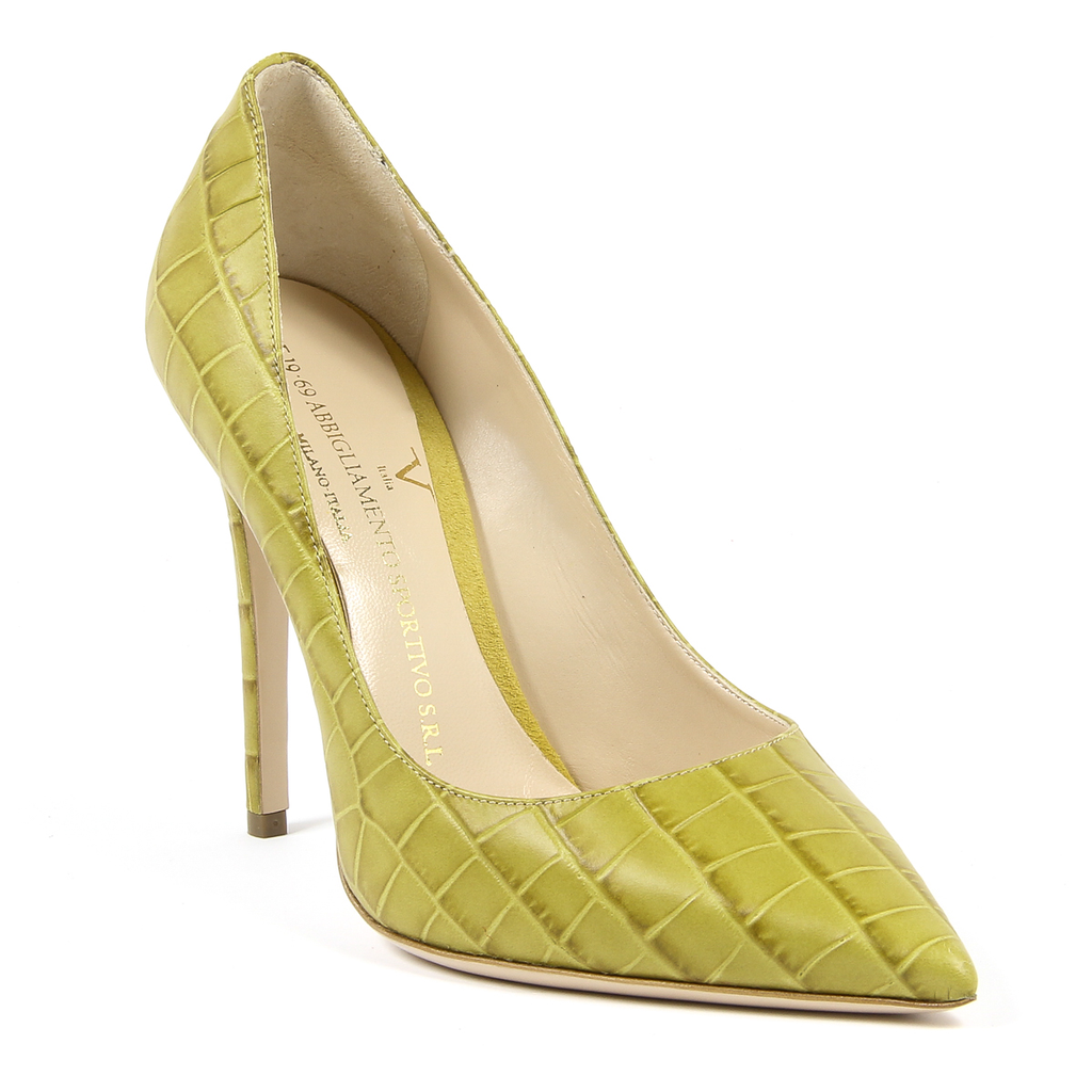 V 1969 Italia Womens Pump Green ESTER