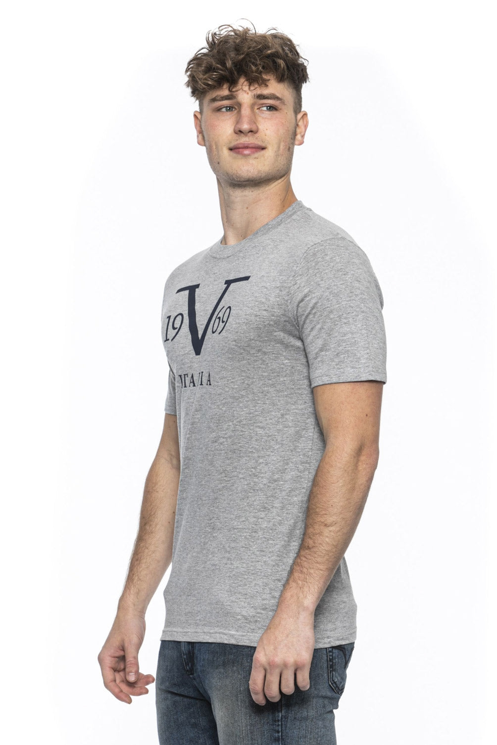 19V69 Italia T-Shirt Uomo Grigio RAYAN GREY