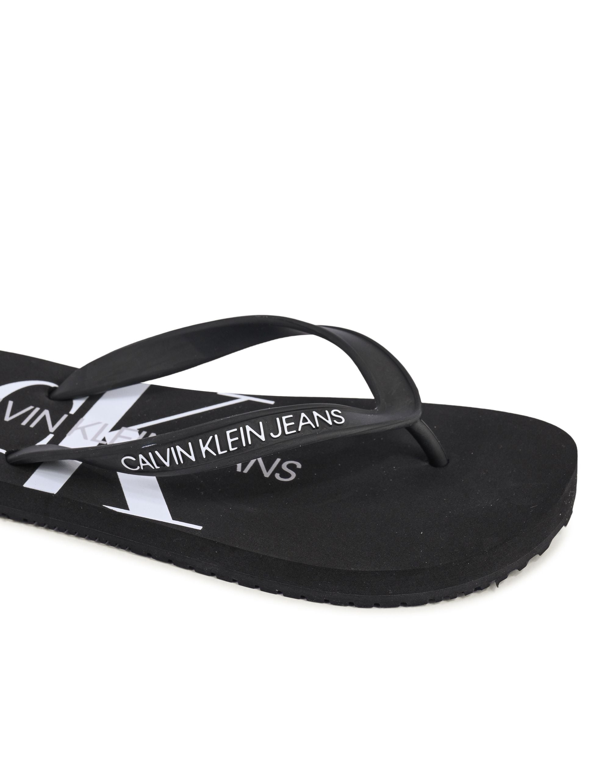 Calvin Klein Infradito da donna nero YW0YW00098BDS