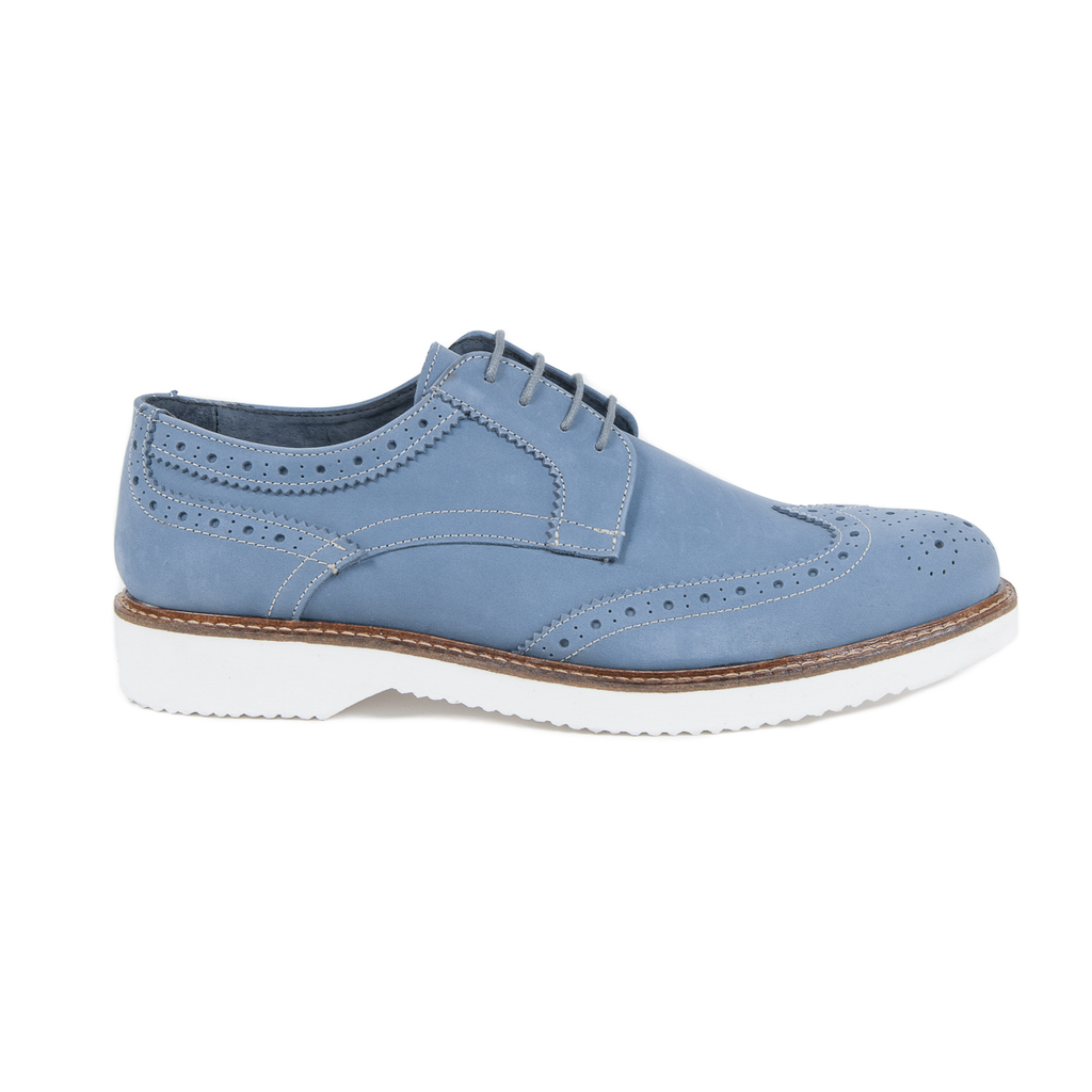 V 1969 Italia Scarpa Brogue Uomo Blu HARRY