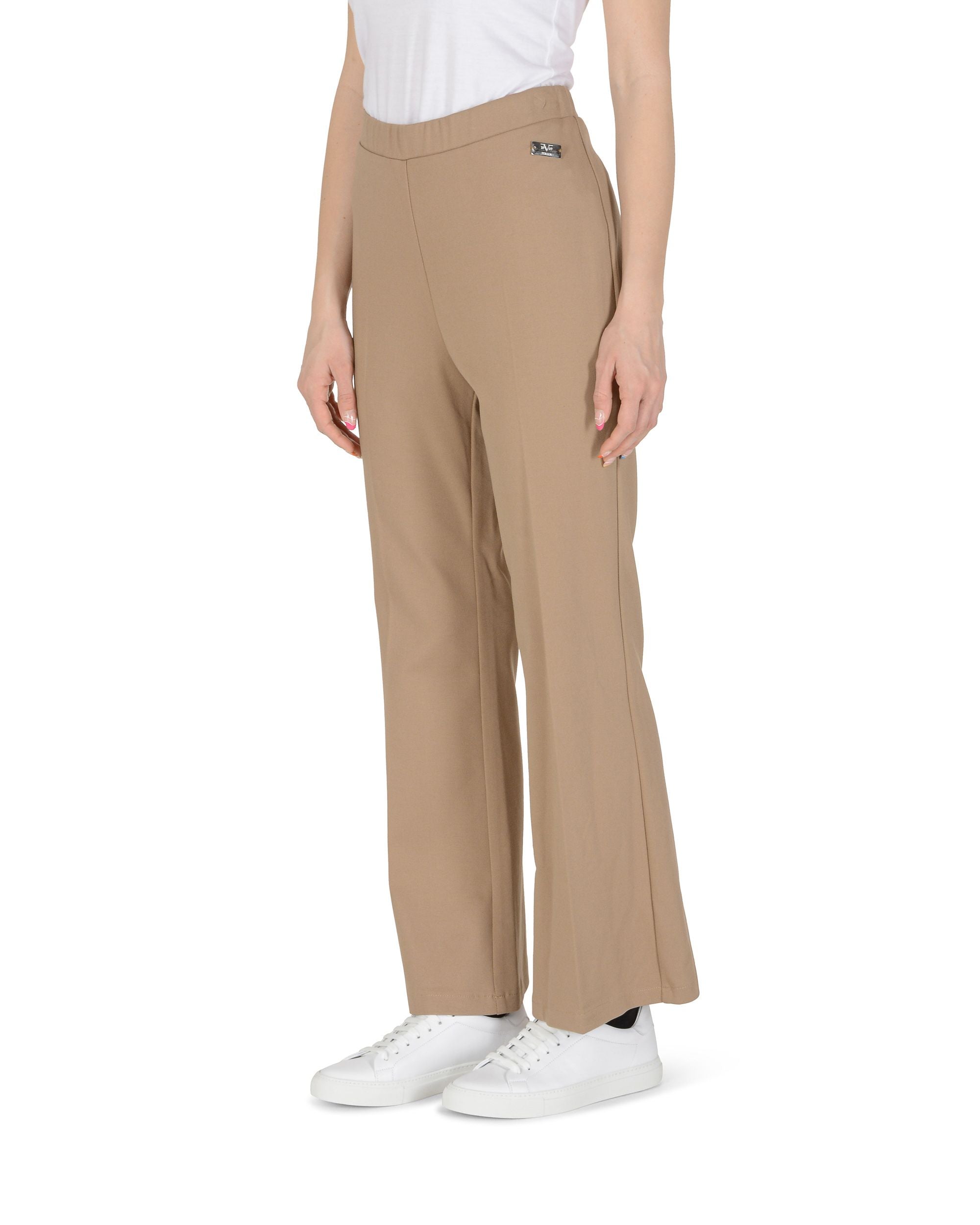 19V69 Italia Pantaloni da donna Marrone LED MARRONE
