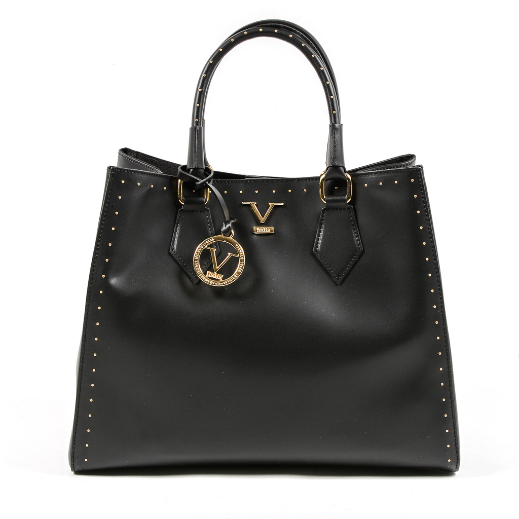 V 1969 Italia Borsa da donna nera CRETA