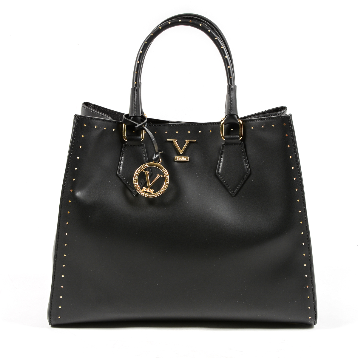 V 1969 Italia Borsa da donna nera CRETA