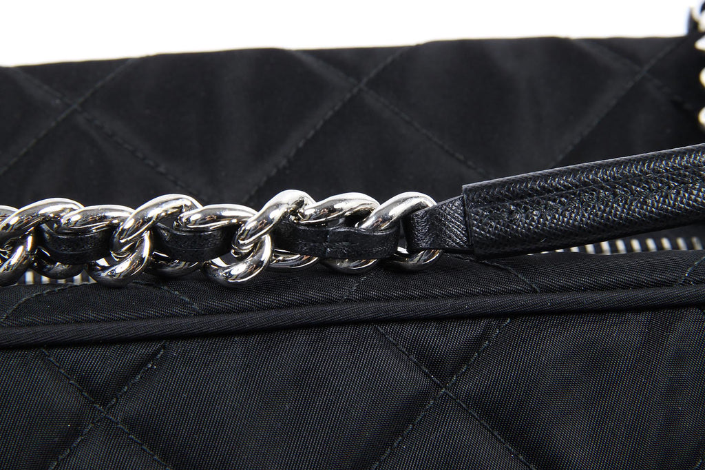 Borsa Prada trapuntata BL0774 Nero Tessuto Impuntu