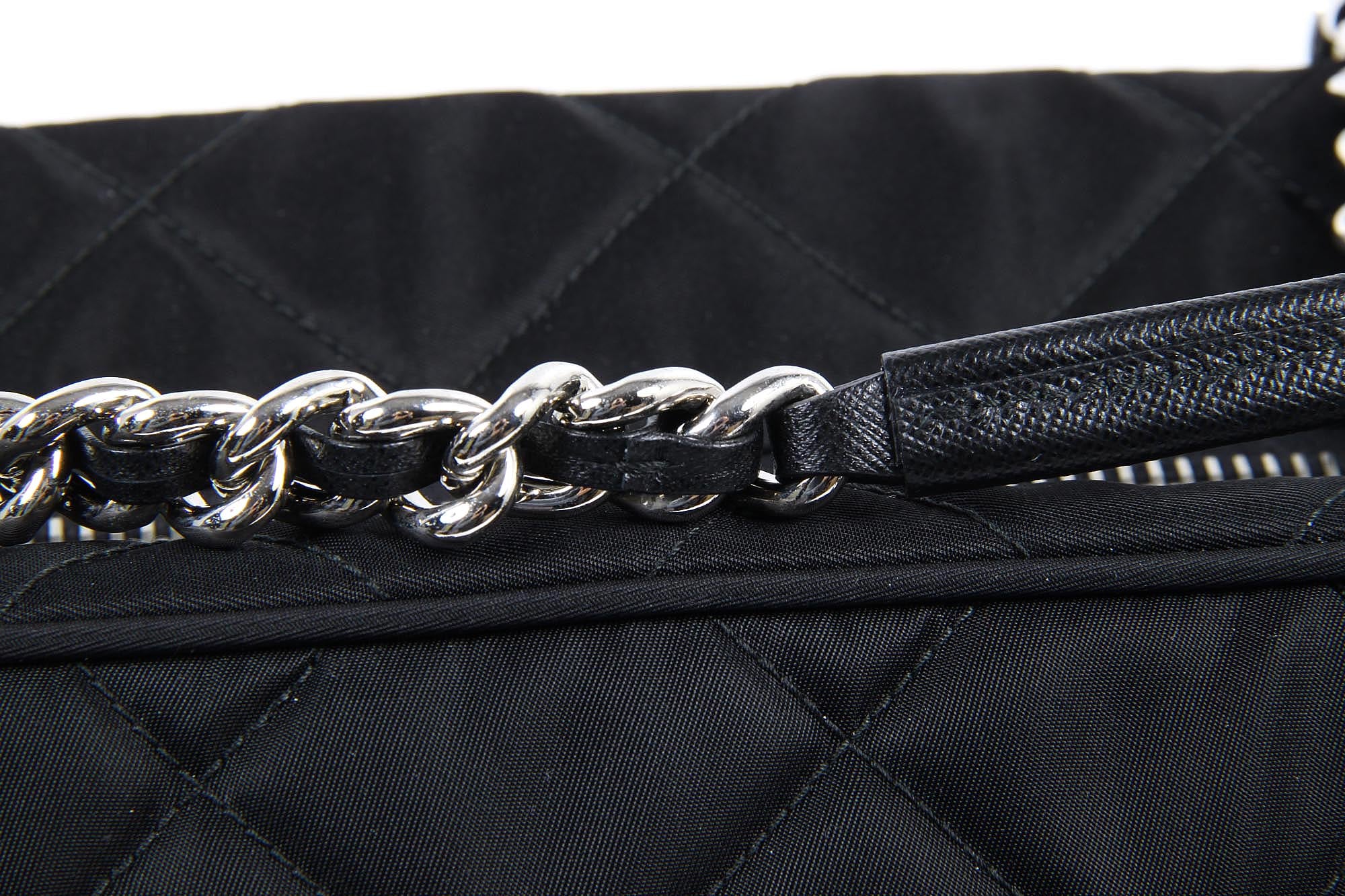 Borsa Prada trapuntata BL0774 Nero Tessuto Impuntu