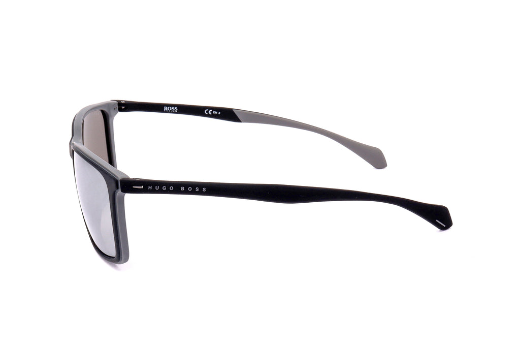 Occhiali da sole da uomo Hugo Boss BOSS 1114 S O6W 57 18 145 NERO OPACO GRIGIO