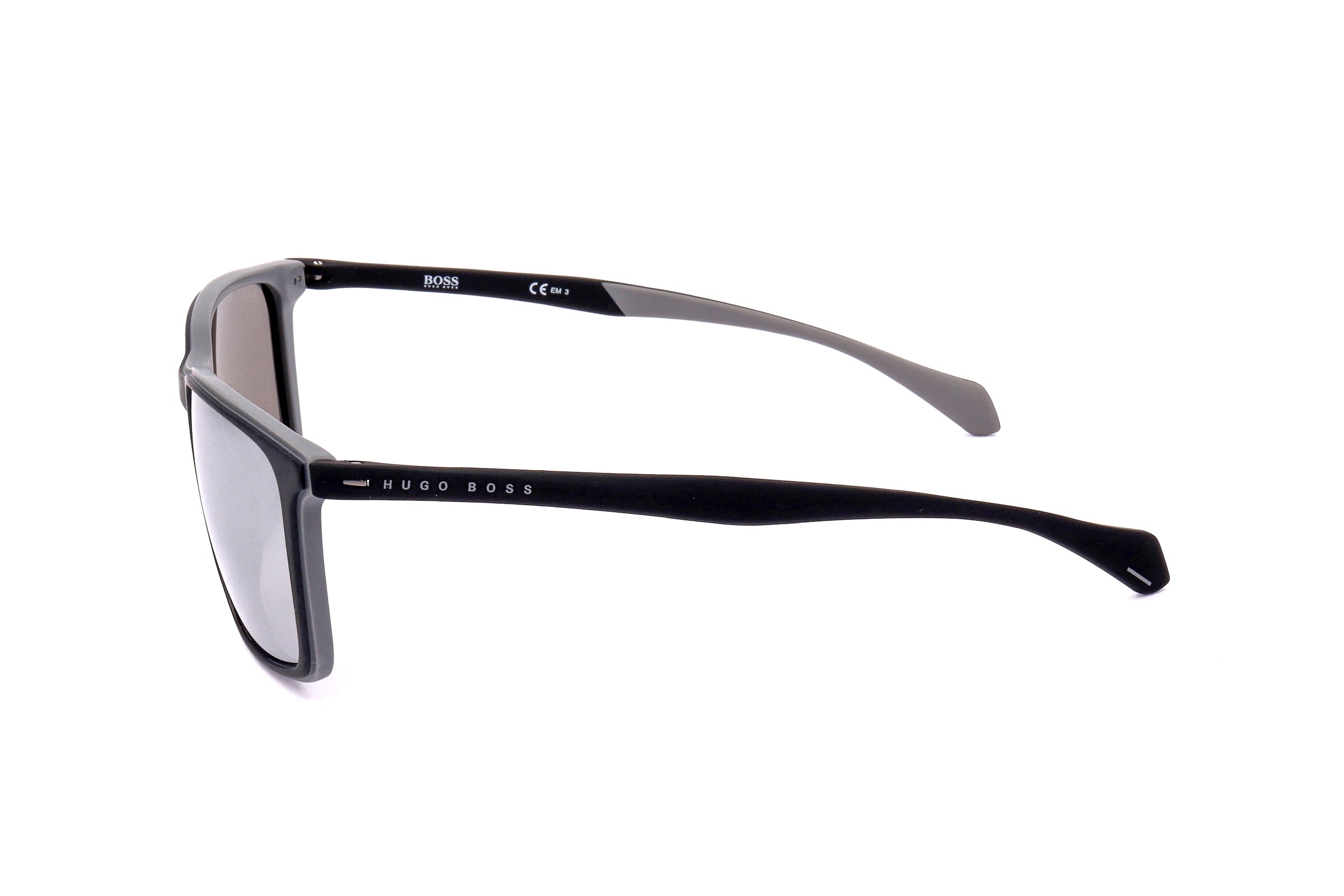 Occhiali da sole da uomo Hugo Boss BOSS 1114 S O6W 57 18 145 NERO OPACO GRIGIO