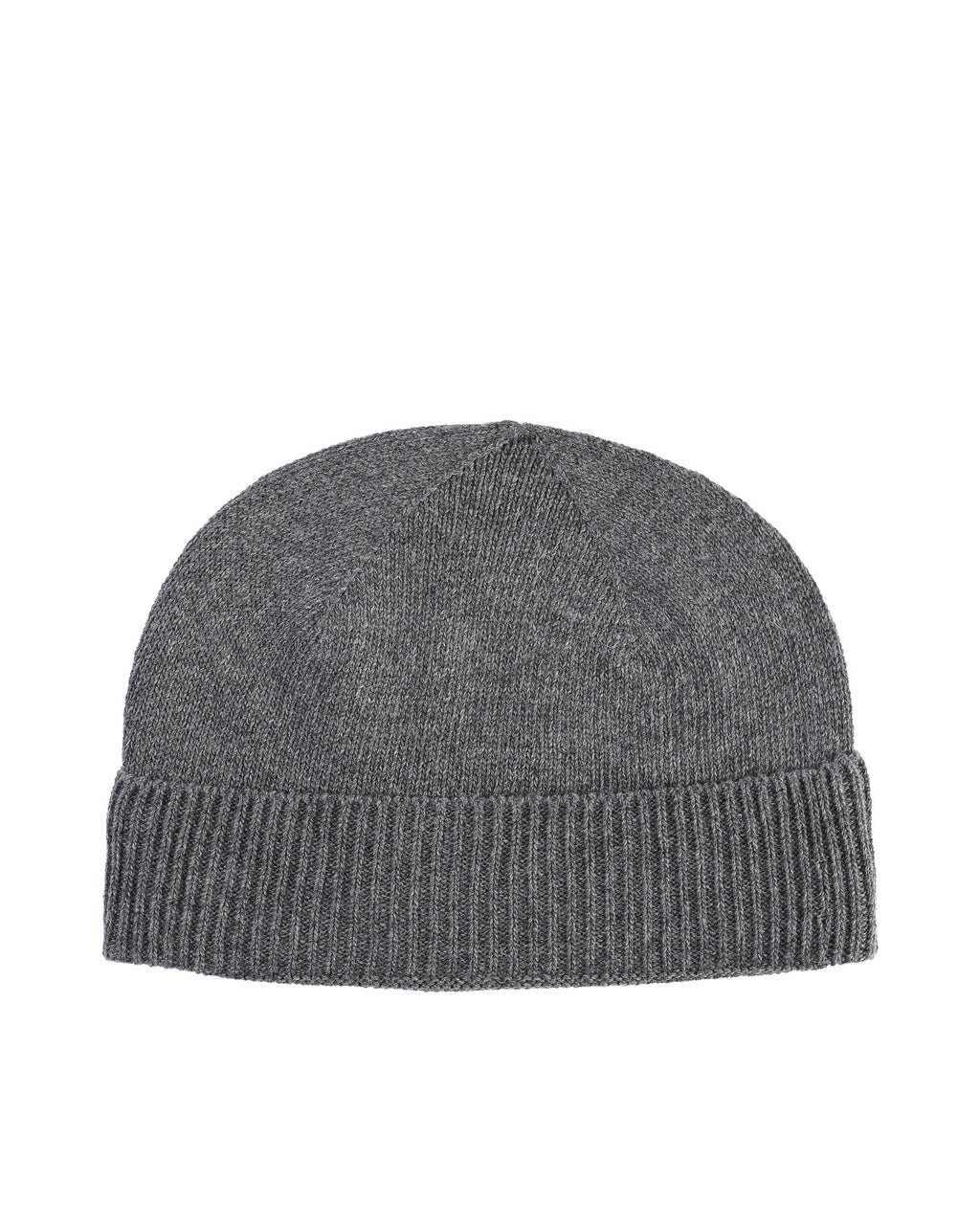 Berretto classico da donna in cashmere Crown of Edinburgh COE 004 GRIGIO