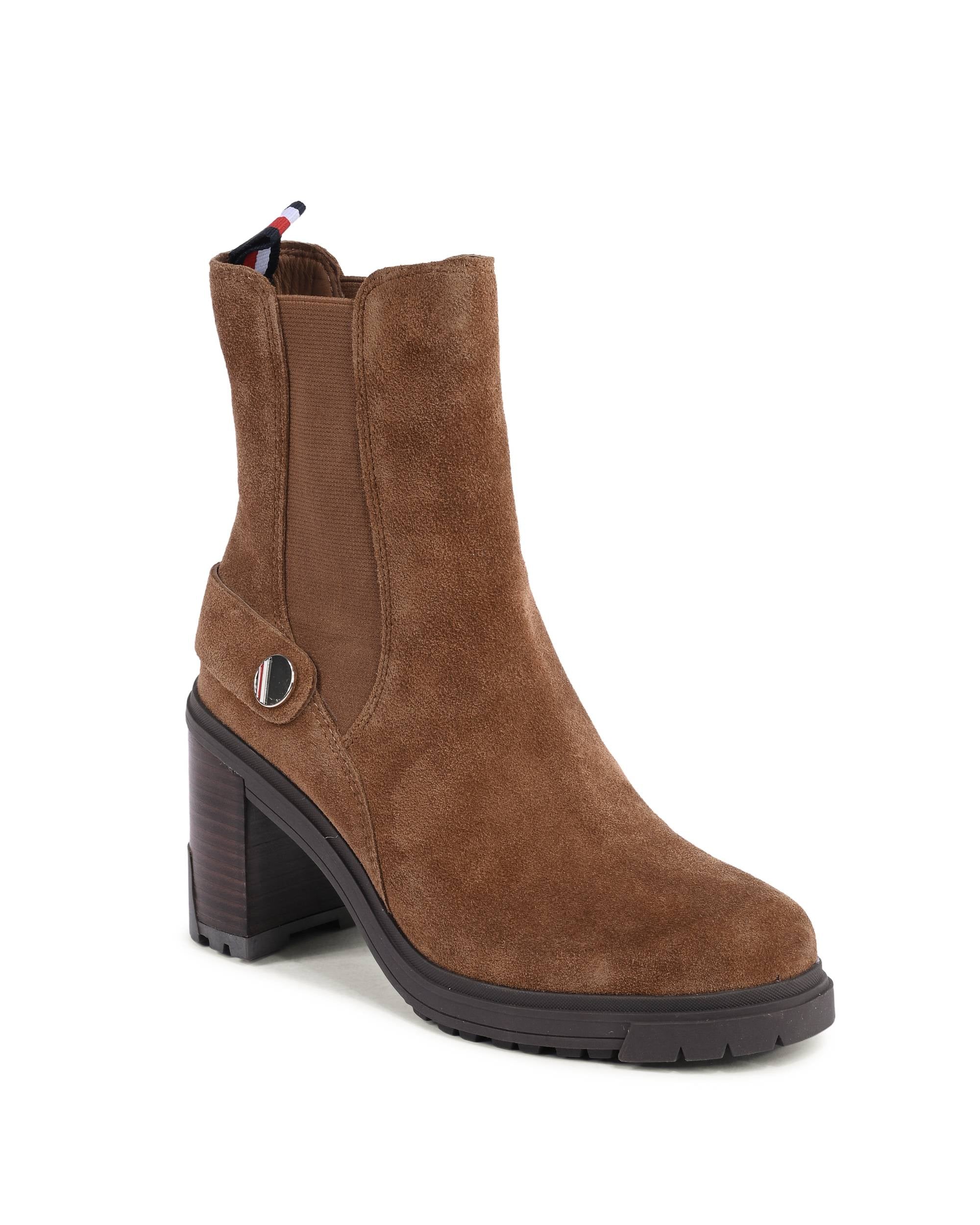 Tommy Hilfiger Stivali da donna MARRONE FW0FW06739GTU
