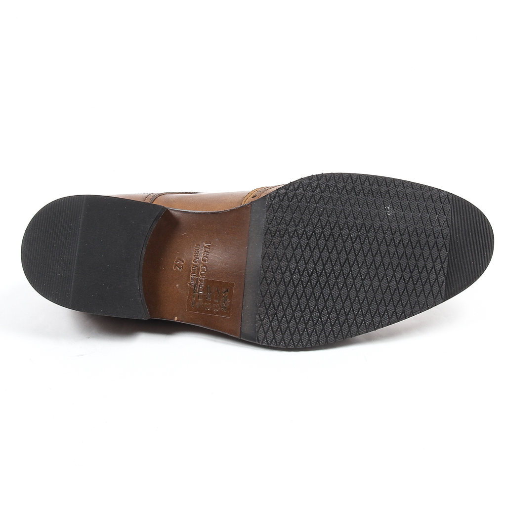 V 1969 Italia Scarpa Oxford Brogue da uomo