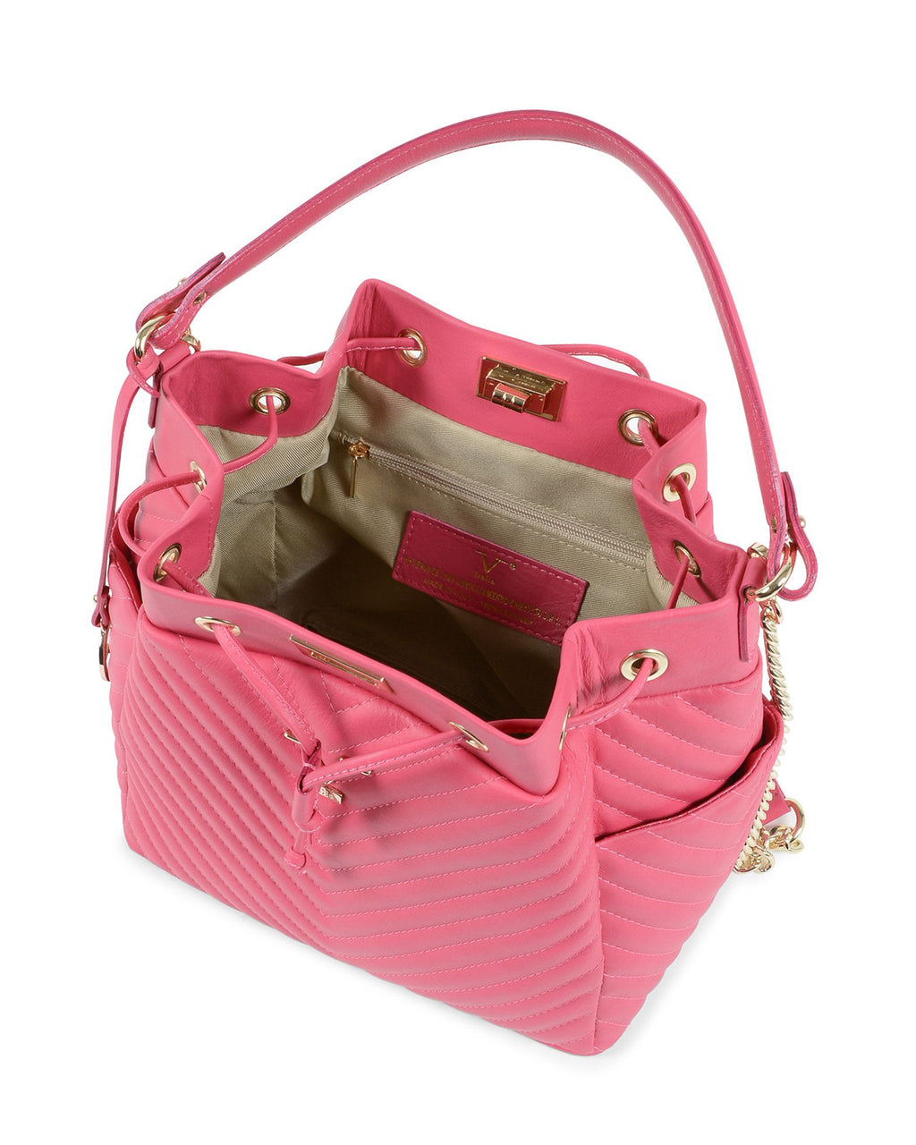 V Italia Borsa a tracolla da donna Fuxia BH10272 52 SAUVAGE FUXIA