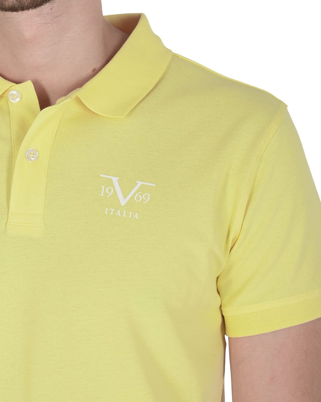 19V69 Italia Polo Uomo VSC1MPL01 POPCORN