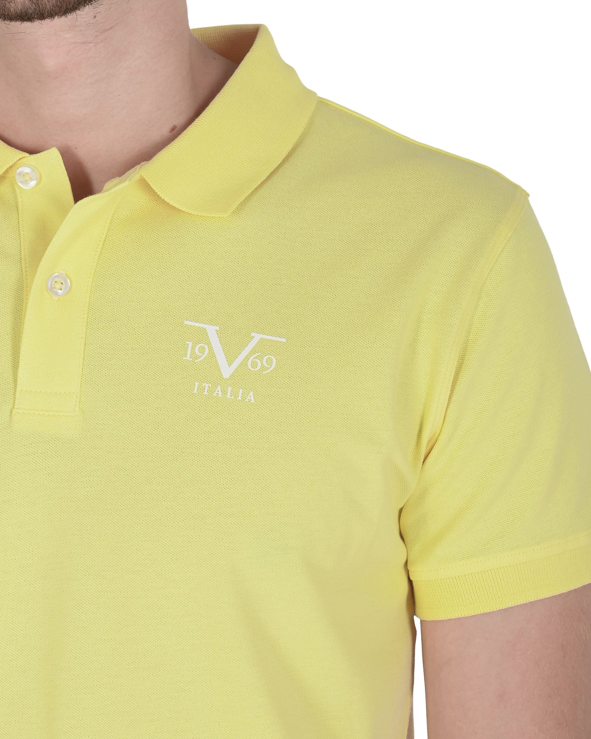 19V69 Italia Polo Uomo VSC1MPL01 POPCORN