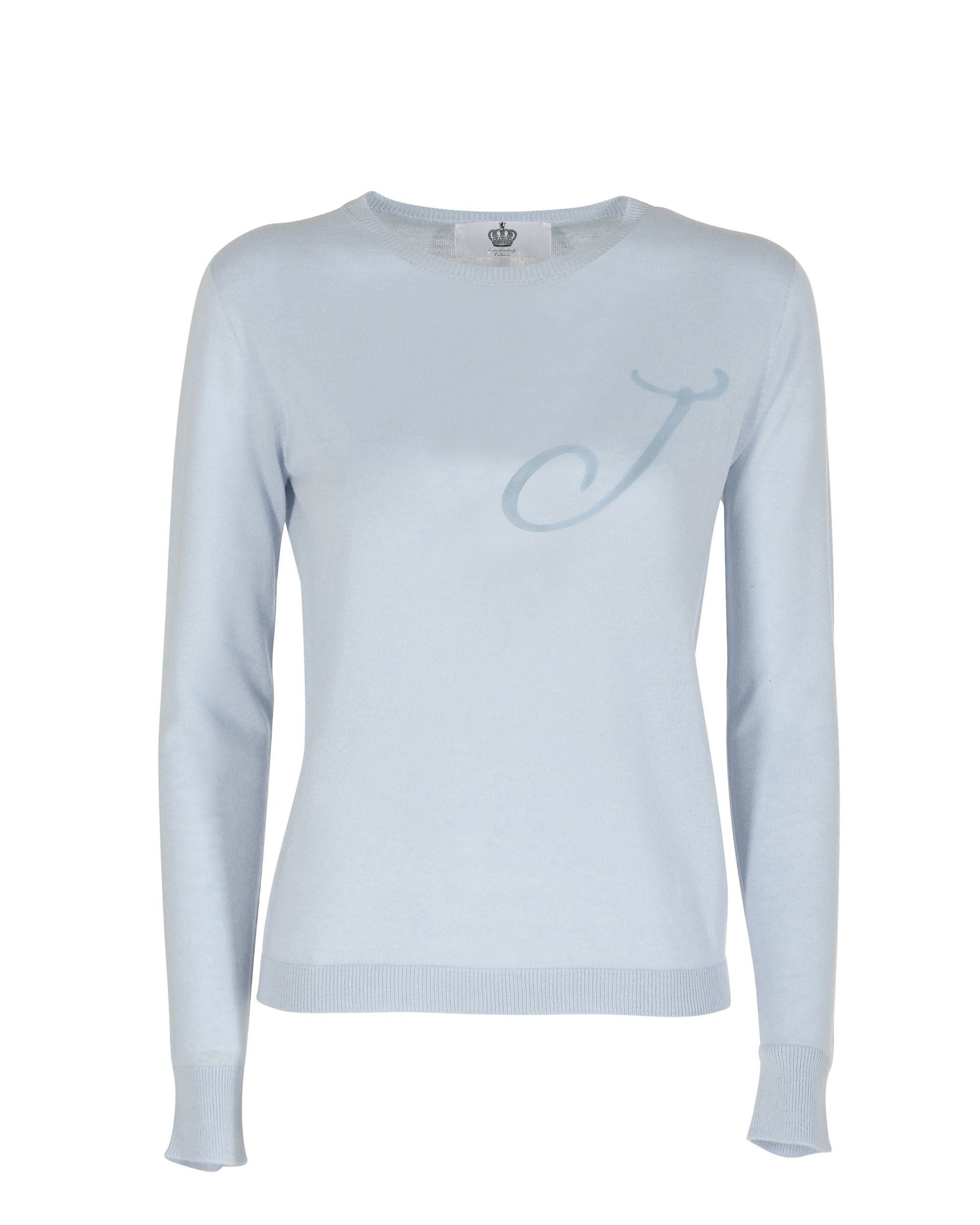 Dee Ocleppo Long Sleeve ART 004 LIGHT BLUE LETTER J