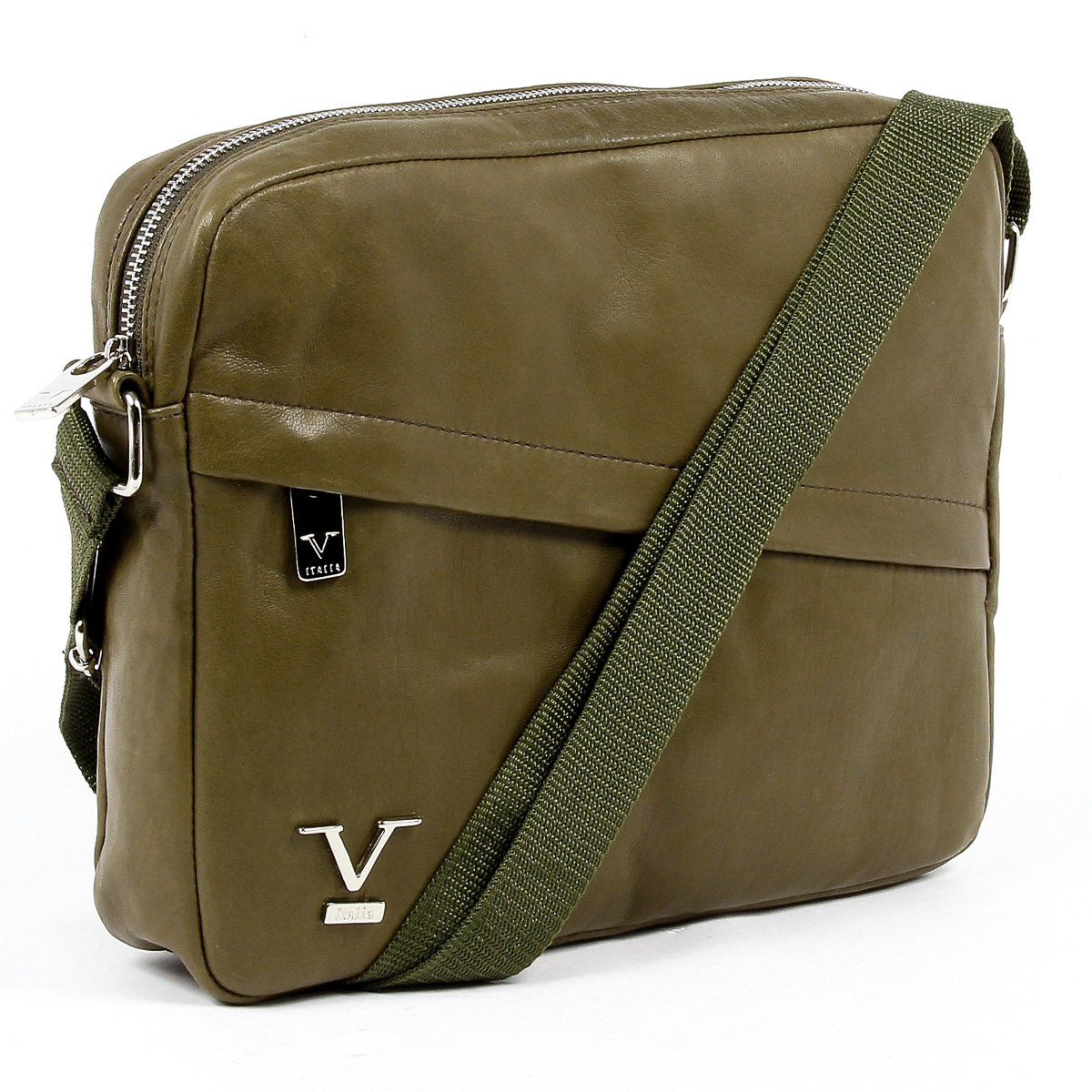 V 1969 Italia Borsa da uomo verde scuro MONACO
