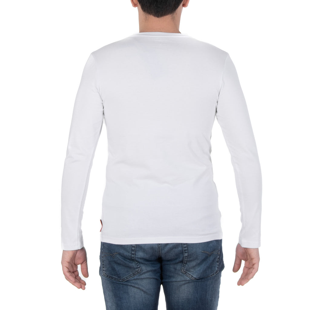 Andrew Charles By Andy Hilfiger T-shirt uomo LS TS160 031002 SELMA WHITE 003