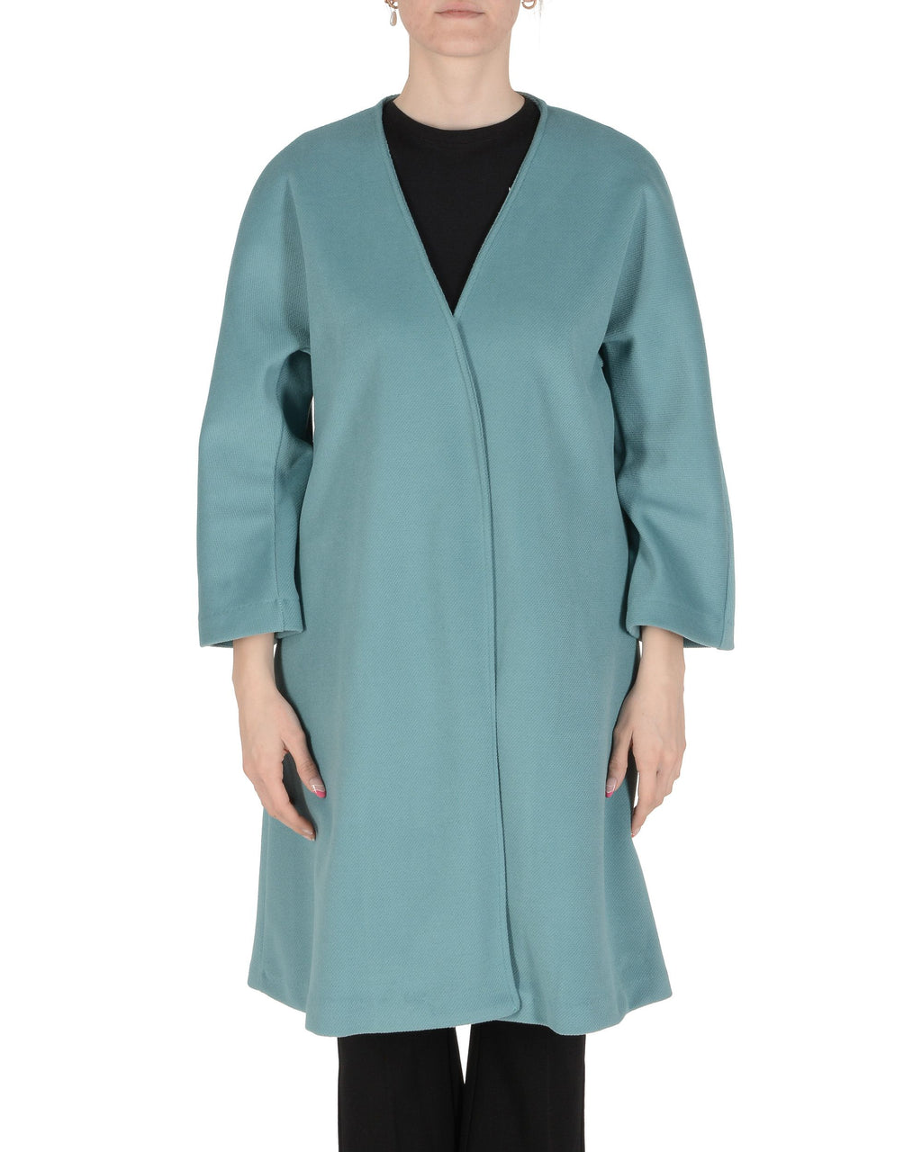19V69 Italia Cappotto Donna Petrolio CLIO PETROL
