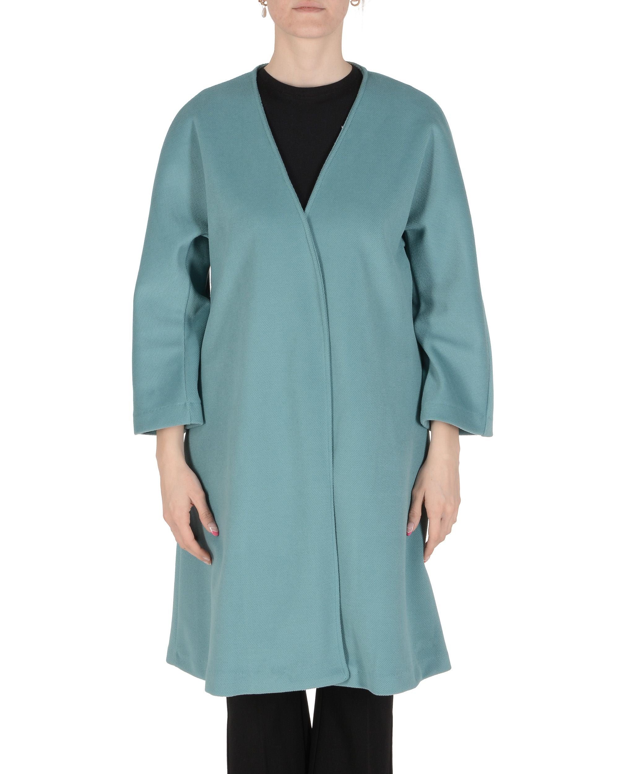19V69 Italia Cappotto Donna Petrolio CLIO PETROL