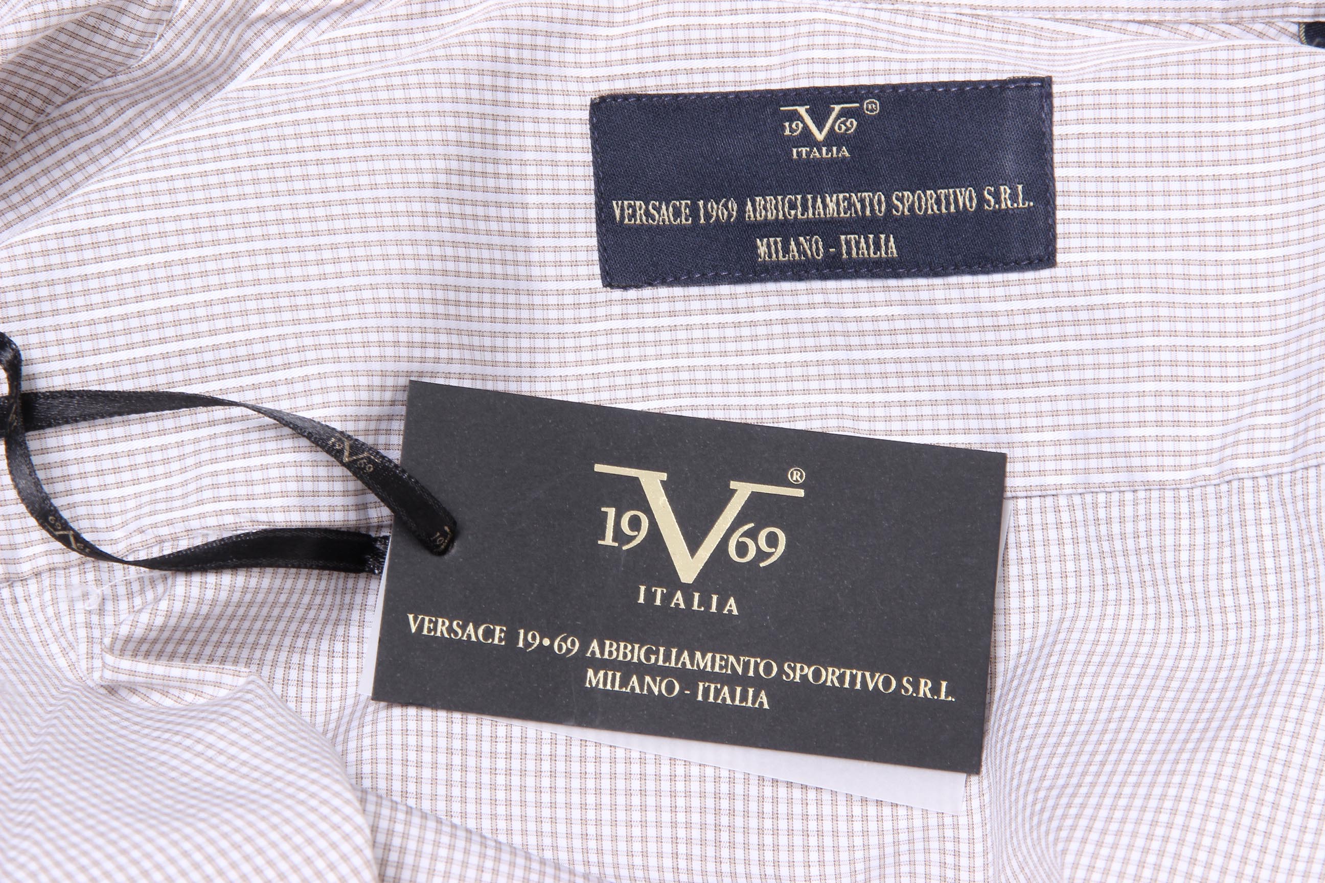 V 1969 Italia Camicia da uomo Modern Classic Fit 377 VAR. 213