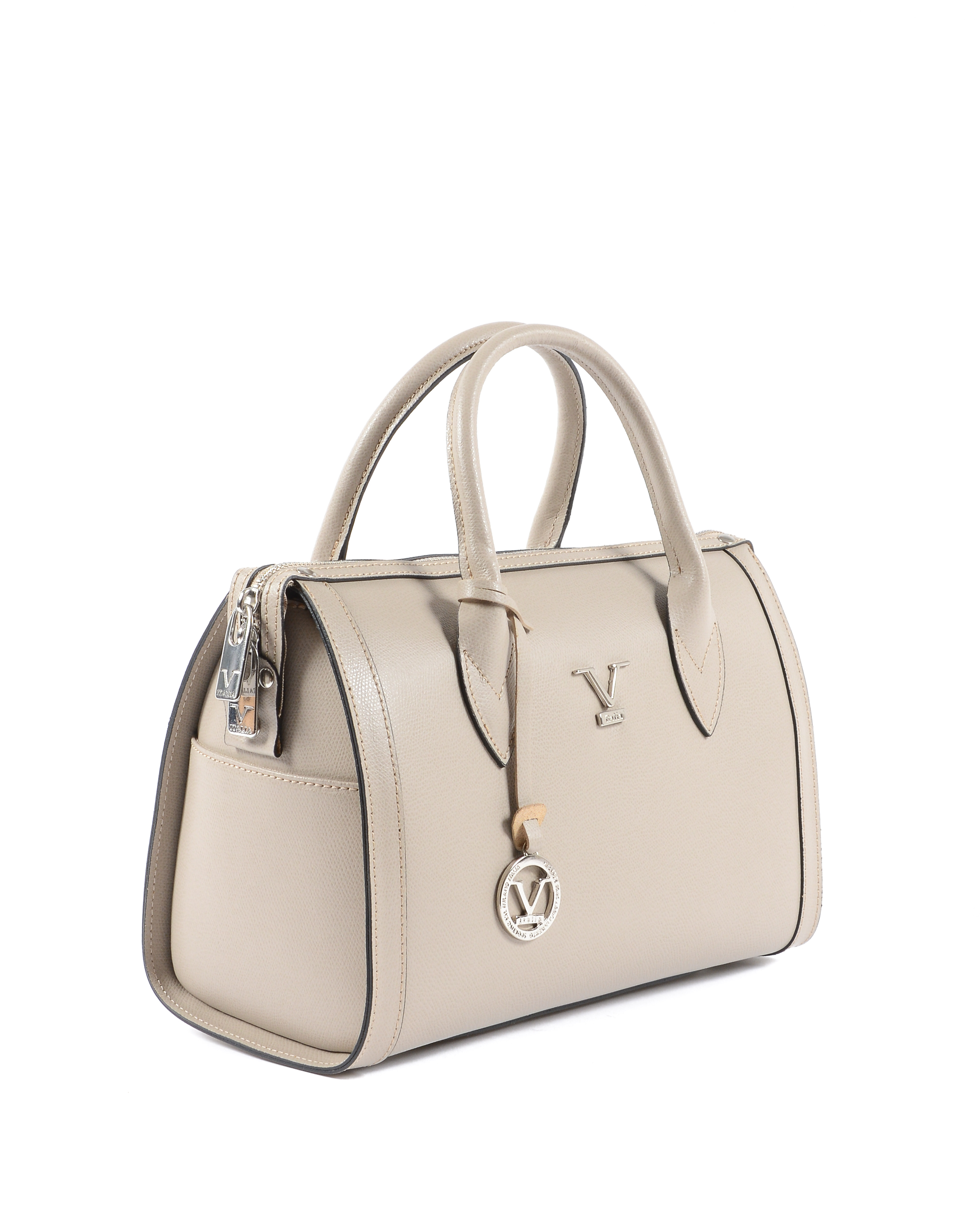 V 1969 Italia Borsa da donna color talpa CARLOTTA